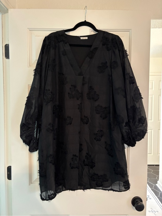JODIFL Dresses & Skirts - JODIFL Black Women's Blouse with Subtle Texture